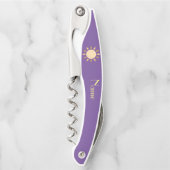 Geometrische zon Cirkel Thunder_Cove Kurkentrekker (Voorkant)