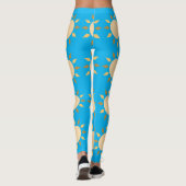 Geometrische zon Cirkel Thunder_Cove Leggings (Achterkant)