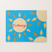 Geometrische zon Cirkel Thunder_Cove Legpuzzel (Horizontaal)