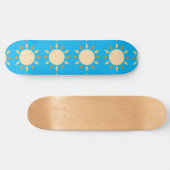 Geometrische zon Cirkel Thunder_Cove Persoonlijk Skateboard (Horizontaal)