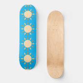 Geometrische zon Cirkel Thunder_Cove Persoonlijk Skateboard (Voorkant)