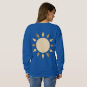 Geometrische zon Cirkel Thunder_Cove Trui (Achterkant volledig)