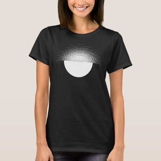geometrische zon ontwerp t-shirt (Voorkant)