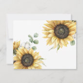 Geometrische zonnebloem Eucalyptus Weddenschap (Achterkant)