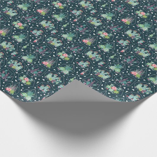 Geometrische zuiger cadeaupapier (Hoek)