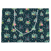 Geometrische zuiger groot cadeauzakje (Voorkant)