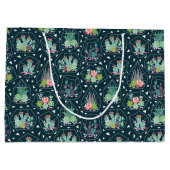 Geometrische zuiger groot cadeauzakje (Achterkant)