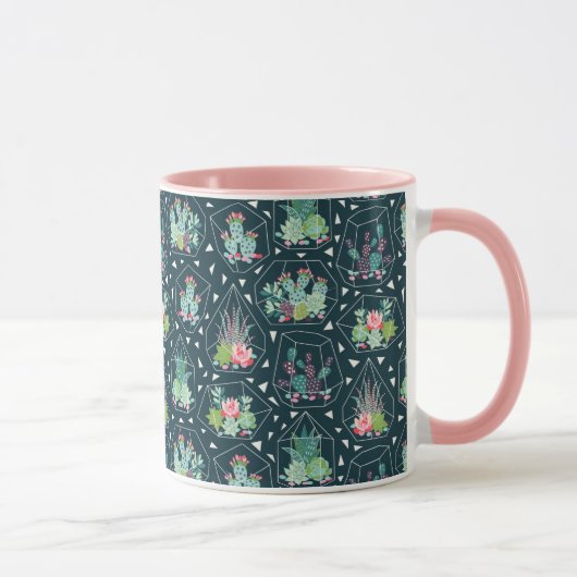 Geometrische zuiger mok (Rechts)