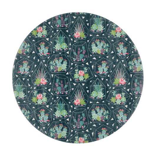 Geometrische zuiger snijplank (Voorkant)