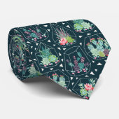 Geometrische zuiger stropdas (Opgerold)