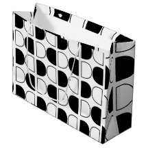 Geometrische Zwarte en Witte Halve Cirkel