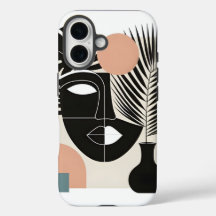 Geometrische zwarte vrouw