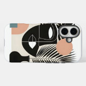 Geometrische zwarte vrouw Case-Mate iPhone case (Achterkant (horizontaal))