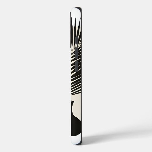 Geometrische zwarte vrouw Case-Mate iPhone case (Achterkant / Links)