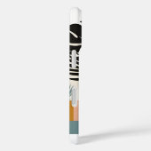 Geometrische zwarte vrouw Case-Mate iPhone case (Achterkant / Rechts)