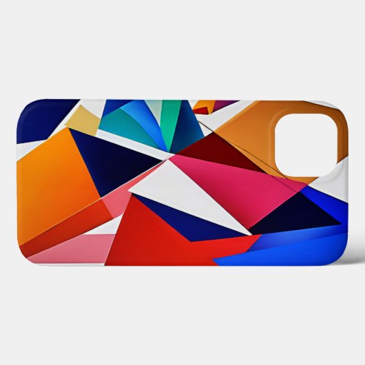 Geometrisches Abstrackt Case-Mate iPhone Case (Achterkant (horizontaal))