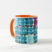 geometrisches dots muster mok (Voorkant links)