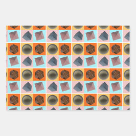 Geometrisches Gleichgewicht -  Inpakpapier Vel