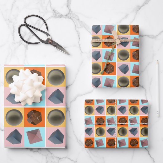 Geometrisches Gleichgewicht - Inpakpapier Vel (Voorkant)