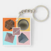 Geometrisches Gleichgewicht - Sleutelhanger (Achterkant)