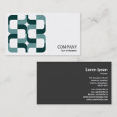 Geometropolis - 020614 - Schaduwen van groen Visitekaartje (Voorkant / Achterkant)