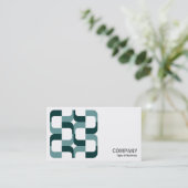 Geometropolis - 020614 - Schaduwen van groen Visitekaartje (Staand voorkant)