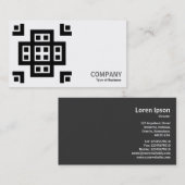 Geometropolis - 030614 - Zwart op wit Visitekaartje (Voorkant / Achterkant)