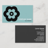 Geometropolis - 290514(3) - lichtblauw groen visitekaartje (Voorkant / Achterkant)