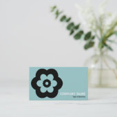 Geometropolis - 290514(3) - lichtblauw groen visitekaartje (Staand voorkant)