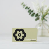 Geometropolis - 290514(3) - Light Khaki Visitekaartje (Staand voorkant)