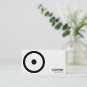 Geometropolis - Middelspikkelcirkel - Zwart Visitekaartje (Staand voorkant)