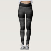 geometry and contrast. This black and white Leggings (Voorkant)