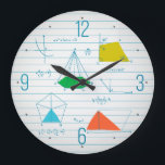 Geometry And Maths Graphs Round Wall Clocks Grote Klok<br><div class="desc">Geometry And Maths Graphs Round Wall Clock. Enjoy!</div>