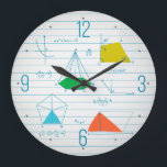 Geometry And Maths Graphs Round Wall Clocks Grote Klok<br><div class="desc">Geometry And Maths Graphs Round Wall Clock. Enjoy!</div>