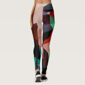 Geometry Classic: gestructureerd patroonontwerp. Leggings (Achterkant)