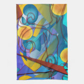 Geometry Collage Theedoek (Verticaal)