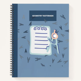 GEOMETRY COMPASES & PAPER NOTITIEBOEK