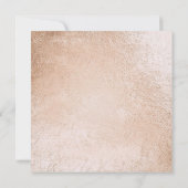 Geometry Cooper Vrijgezellenfeest Metallic Lines Kaart (Achterkant)