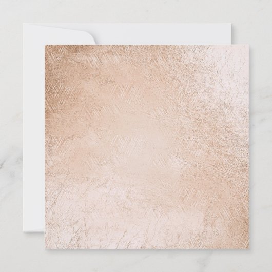 Geometry Cooper Vrijgezellenfeest Metallic Lines Kaart (Achterkant)