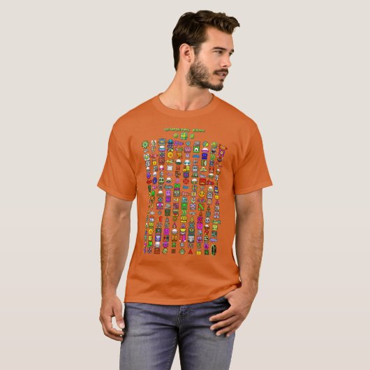 Geometry Dash T-shirt (Voorkant volledig)