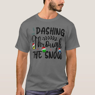 Geometry Dashing door de Sneeuw Sla Dash Game Kers T-shirt