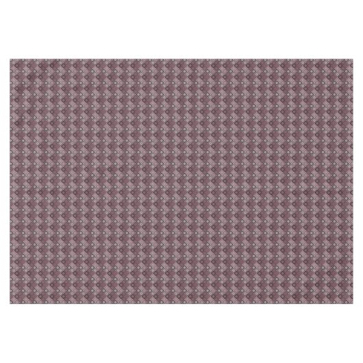 Geometry ethnic patchwork brown burgundy tafelkleed (Voorkant (Horizontaal))