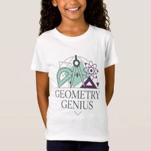 Geometry Genius Wiskunde Wetenschap Terug naar Sch T-shirt