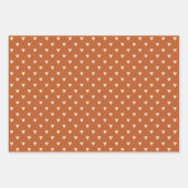 Geometry in Love - crème op rode okerharten. Inpakpapier Vel (Voorkant 2)