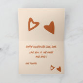 Geometry in Love - Red Ochre - Happy Valentijns! Kaart (Binnen)