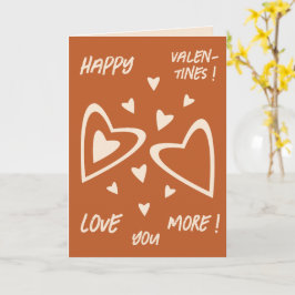 Geometry in Love - Red Ochre - Happy Valentijns! Kaart