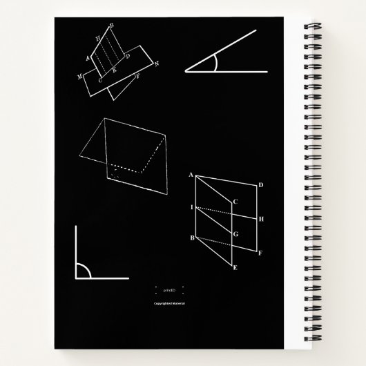 GEOMETRY LINES NOTITIEBOEK (Achterkant)