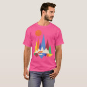 Geometry Mountains Fox T-shirt (Voorkant volledig)