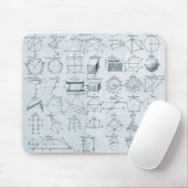 Geometry Mousepad Muismat (Met muis)