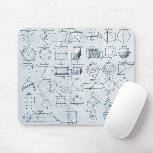 Geometry Mousepad Muismat (Met muis)